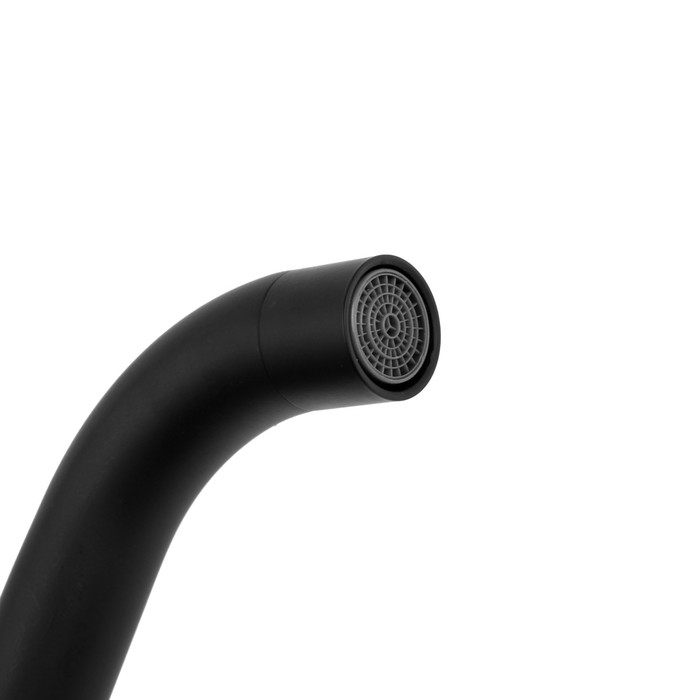 Смеситель для кухни ZEIN Z3702, однорычажный, поворотный излив высотой 20 см, черный Смеситель для кухни ZEIN Z3702, однорычажный, поворотный излив высотой 20 см, черный