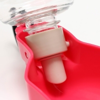 Поилка прогулочная фигурная, 500 мл, с мягким носиком, розовая Поилка прогулочная фигурная, 500 мл, с мягким носиком, розовая