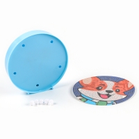 Ночник своими руками. Алмазная мозаика для детей с полным заполнением на ночнике &laquo;Корги&raquo;, 15 х 15 см