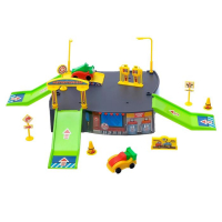 Парковка детская &laquo;Гараж&raquo;, 2 машинки, аксессуары