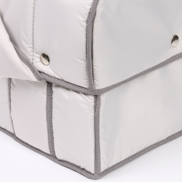 Люлька-переноска для новорожденных  &laquo;Ассорти&raquo;, цвет светло-серый