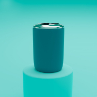 Набор аксессуаров для ванной комнаты «Тринити», 6 предметов (мыльница, дозатор для мыла, два стакана, ёрш, ведро), цвет голубой Набор аксессуаров для ванной комнаты «Тринити», 6 предметов (мыльница, дозатор для мыла, два стакана, ёрш, ведро), цвет голубой