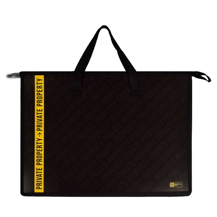 Папка для чертежей и рисунков А3, 450 х 330 х 90 мм, с ручками, пластиковая, молния сверху, Феникс Папка для чертежей и рисунков А3, 450 х 330 х 90 мм, с ручками, пластиковая, молния сверху, Феникс "Частная собственность"