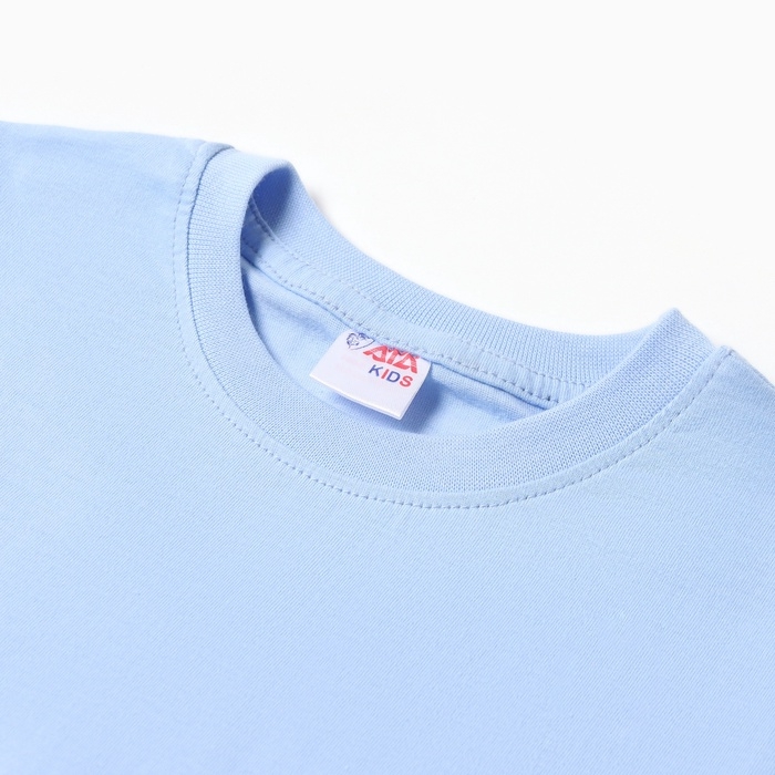 Футболка детская, цвет голубой, рост 104