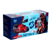 Робот &laquo;Пожарный&raquo;, трансформируется, стреляет водой, световые и звуковые эффекты