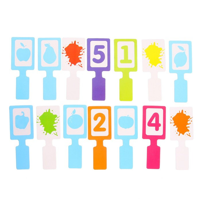 Обучающий набор &laquo;Мой весёлый огород&raquo;, 40 фигурок, карточки, объёмное поле, по методике Монтессори