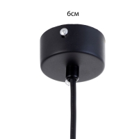 Светильник подвесной "Кельна" LED 5Вт 4000К черный 4х4х33,5-133,5см Светильник подвесной "Кельна" LED 5Вт 4000К черный 4х4х33,5-133,5см