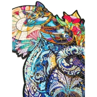 Пазл деревянный &laquo;Кошка&raquo;, размер L &mdash; 27 &times; 37 см, 200 деталей