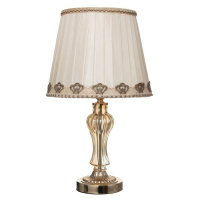Лампа настольная "Азарт" 1x60Вт E27 золото  26х26х43 см