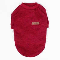 Свитер меланжевый, размер XL (ДС 35, ОШ 32, ОГ 50 см), красный Свитер меланжевый, размер XL (ДС 35, ОШ 32, ОГ 50 см), красный