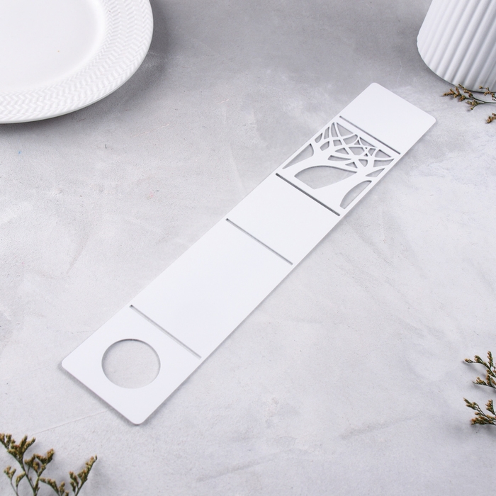 Подсвечник большой Подсвечник большой "Деревья" 7х7х11,5 см, белый