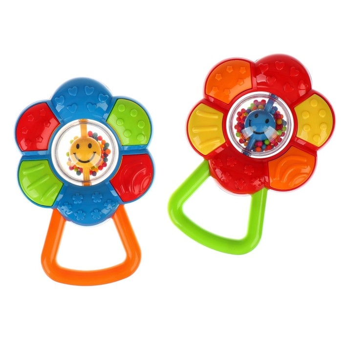 Погремушка &laquo;Ромашка&raquo;, цвет МИКС, Крошка Я