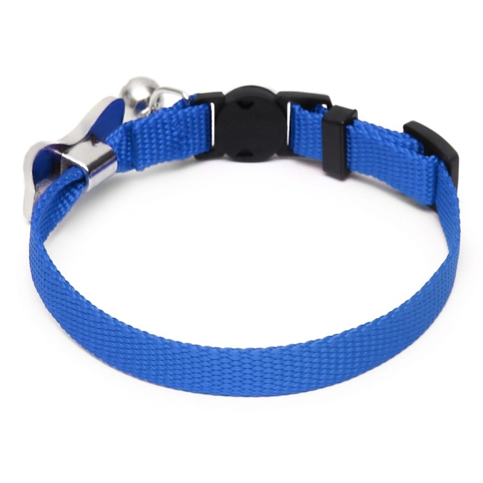 Ошейник кошачий Ошейник кошачий "Бантик" со стразами, 30 х 1 см, синий