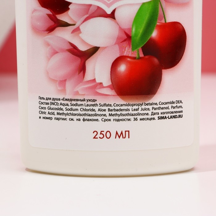 Подарочный набор косметики «Ты особенная!», гель для душа 250 мл и мочалка для тела, ЧИСТОЕ СЧАСТЬЕ Подарочный набор косметики «Ты особенная!», гель для душа 250 мл и мочалка для тела, ЧИСТОЕ СЧАСТЬЕ