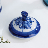 Сахарница «Алевтина», гжель Сахарница «Алевтина», гжель