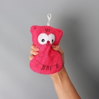 Мочалка для тела детская Доляна «Котики», цвет МИКС Мочалка для тела детская Доляна «Котики», цвет МИКС