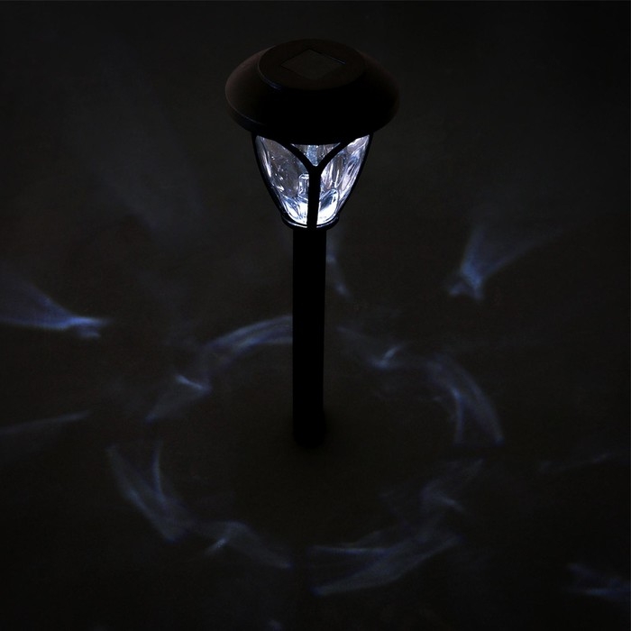 Садовый светильник на солнечной батарее &laquo;Ретро&raquo;, 10 &times; 39 &times; 10 см, 1 LED, свечение белое