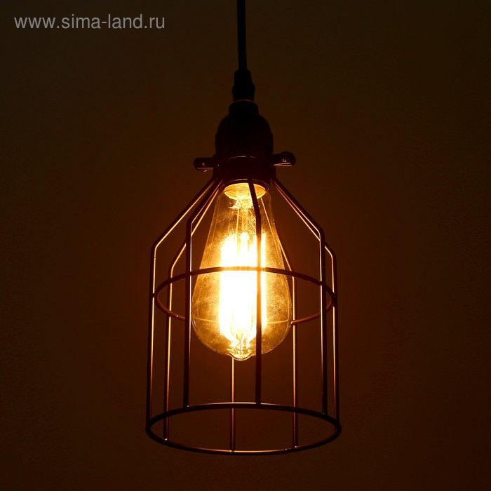 Светильник BayerLux "Капелло" 1xE27 40Вт черный 14х14х100 см.