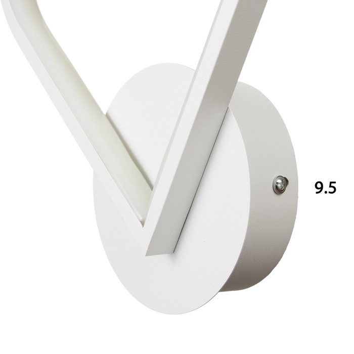 Бра 2524/1WT LED 12Вт 4000К белый 23х25 см Бра 2524/1WT LED 12Вт 4000К белый 23х25 см