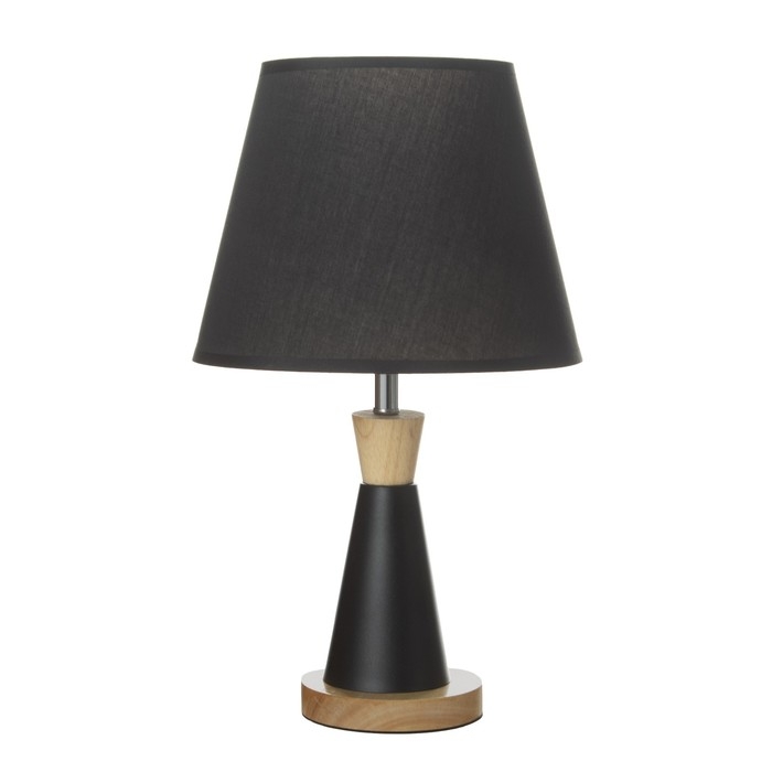 Настольная лампа "Омбр" E27 40Вт черный 25х25х42 см RISALUX
