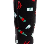 Пижама новогодняя мужская KAFTAN "Chill bro", цвет чёрный, размер 50