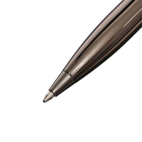 Ручка шариковая поворотная, 0.7 мм, Bruno Visconti Boston, стержень синий, металлический корпус, вороненая сталь