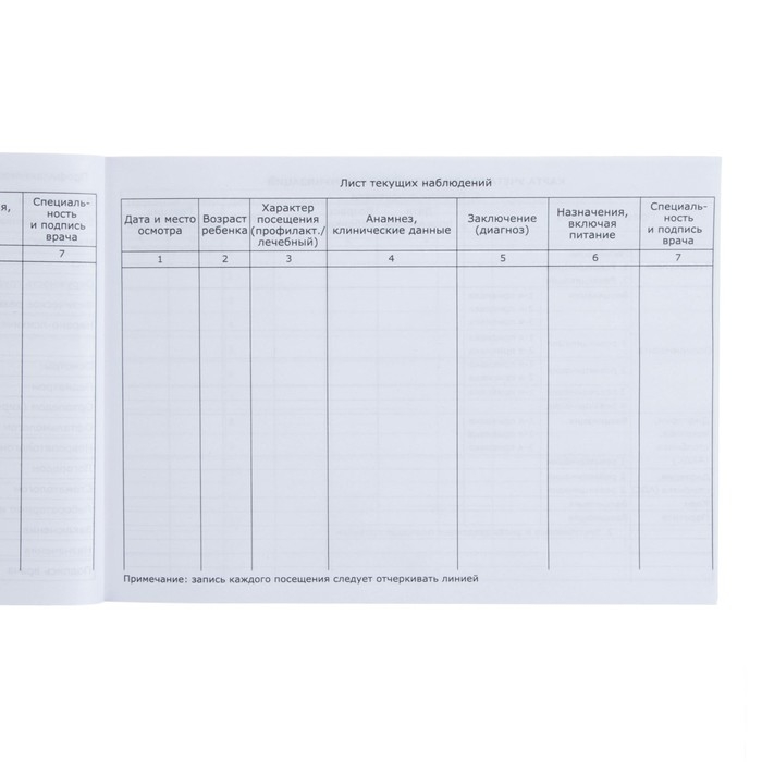 Медицинская карта ребенка Форма №112/у, 80 листов, Микки Маус
