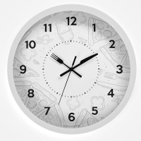 Часы настенные, серия: Кухня, "Пицца", плавный ход, d-30.5 см Часы настенные, серия: Кухня, "Пицца", плавный ход, d-30.5 см