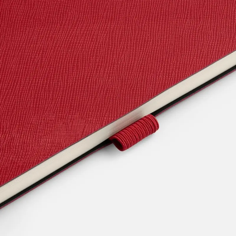 Ежедневник Lungo, недатированный, красный