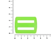 Пряжка &mdash; регулятор ремня Fermo, зеленый неон