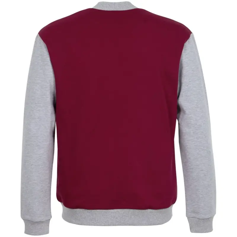 Бомбер College бордовый, размер XS