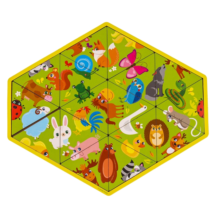 Головоломка «Запоминаем животных», пасьянс Головоломка «Запоминаем животных», пасьянс