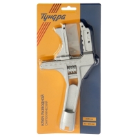 Ключ разводной сантехнический ТУНДРА, укороченная рукоятка, раскрытие губок до 80 мм, 225 мм Ключ разводной сантехнический ТУНДРА, укороченная рукоятка, раскрытие губок до 80 мм, 225 мм