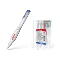 Ручка-корректор 10 мл, ErichKrause Arctic White, супер-белая, с металлическим наконечником, микс Ручка-корректор 10 мл, ErichKrause Arctic White, супер-белая, с металлическим наконечником, микс