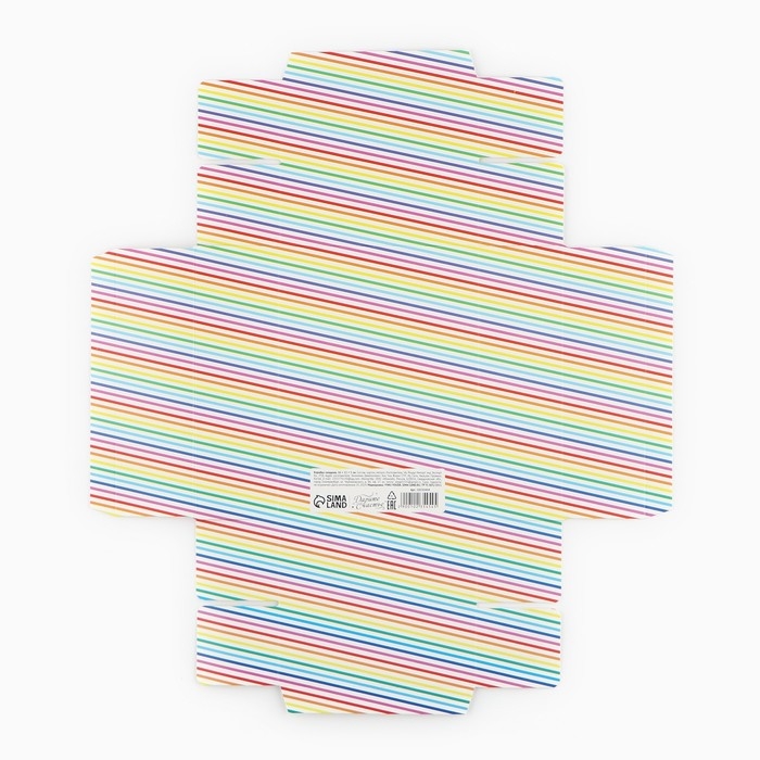 Коробка складная &laquo;С днём рождения &raquo;, 16 х 12 х 5 см