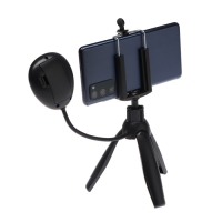 Штатив-трипод для телефона MB MObility MRL-5, с кольцевой лампой, черный Штатив-трипод для телефона MB MObility MRL-5, с кольцевой лампой, черный