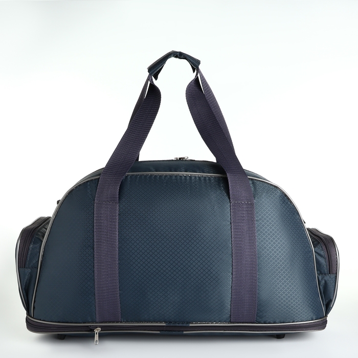 Сумка спортивная на молнии, с увеличением, 4 наружных кармана, длинный ремень, большой размер, цвет серый Сумка спортивная на молнии, с увеличением, 4 наружных кармана, длинный ремень, большой размер, цвет серый