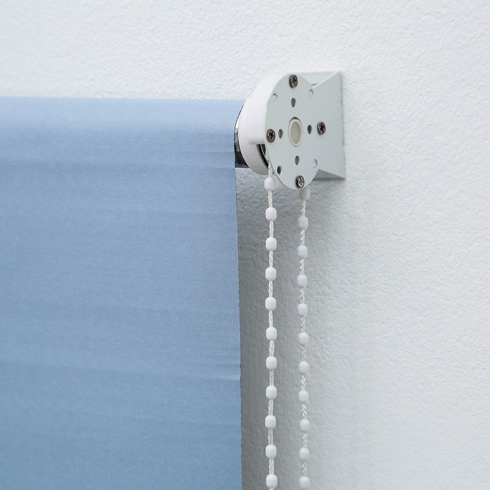 Штора рулонная &laquo;Нега&raquo;, блэкаут, 120&times;180 см, цвет серо-голубой