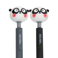 Ручка-прикол гелевая "Панда", синие чернила, МИКС Ручка-прикол гелевая "Панда", синие чернила, МИКС