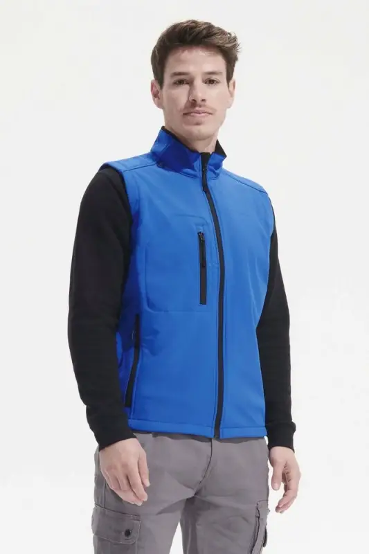 Жилет мужской софтшелл Rallye Men красный, размер S Жилет мужской софтшелл Rallye Men красный, размер S