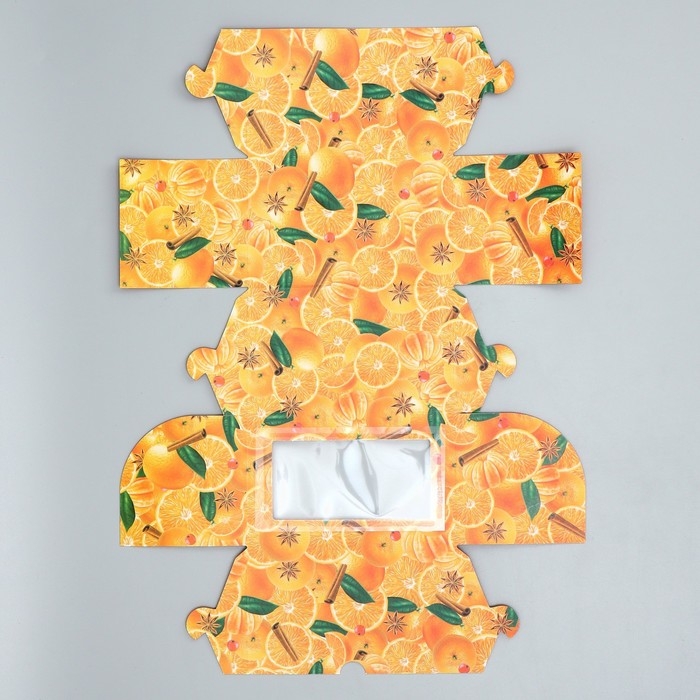 Коробка складная с двусторонним нанесением &laquo;Сладкого Нового года&raquo; 16 х 10 х 10 см, Новый год