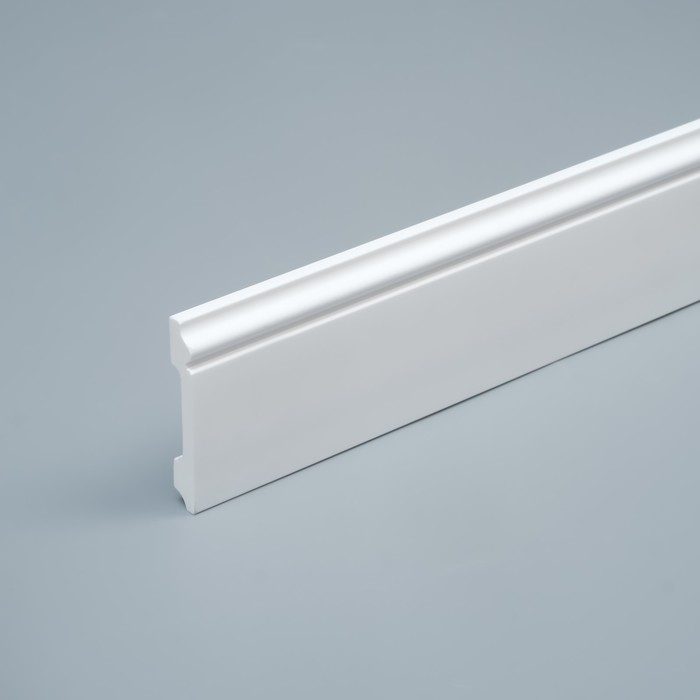 Плинтус напольный под покраску 1 UHD 01/80, 2000x80 мм Плинтус напольный под покраску 1 UHD 01/80, 2000x80 мм