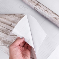 Пленка самоклеящаяся Плитка серая 10м*45см Пленка самоклеящаяся Плитка серая 10м*45см