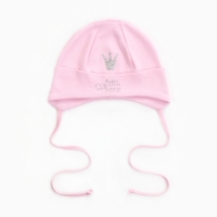 Шапка для девочки, цвет светло-розовый, размер 40-42 Шапка для девочки, цвет светло-розовый, размер 40-42
