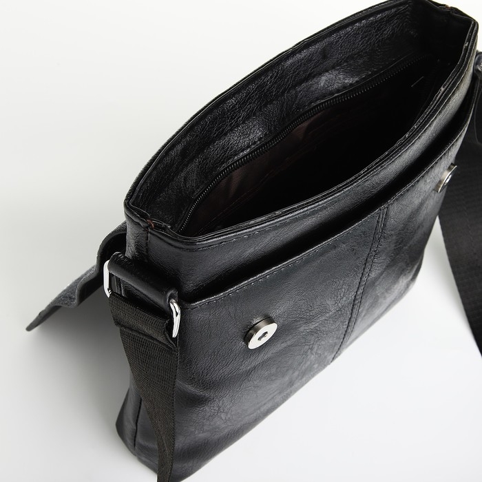 Сумка мужская, цвет чёрный