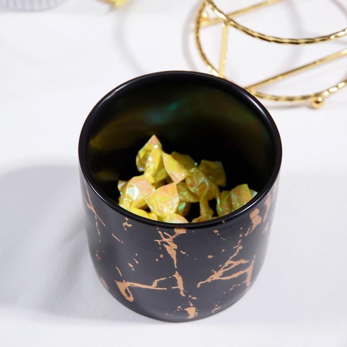 Конфетница керамическая &laquo;Марбл. Зонтик&raquo;, 220 мл, 9&times;20 см