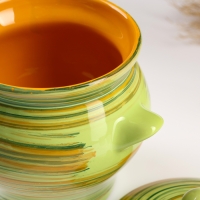 Горшок керамический для запекания №6, 0,65л / 12х12см, витаминка Горшок керамический для запекания №6, 0,65л / 12х12см, витаминка