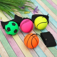 Мяч мягкий &laquo;Спортсмен&raquo;, 6 см, на резинке