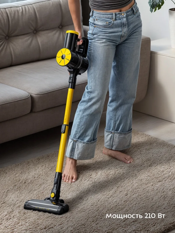 Вертикальный пылесос беспроводной КТ-5292 - 210 Вт Вертикальный пылесос беспроводной КТ-5292 - 210 Вт