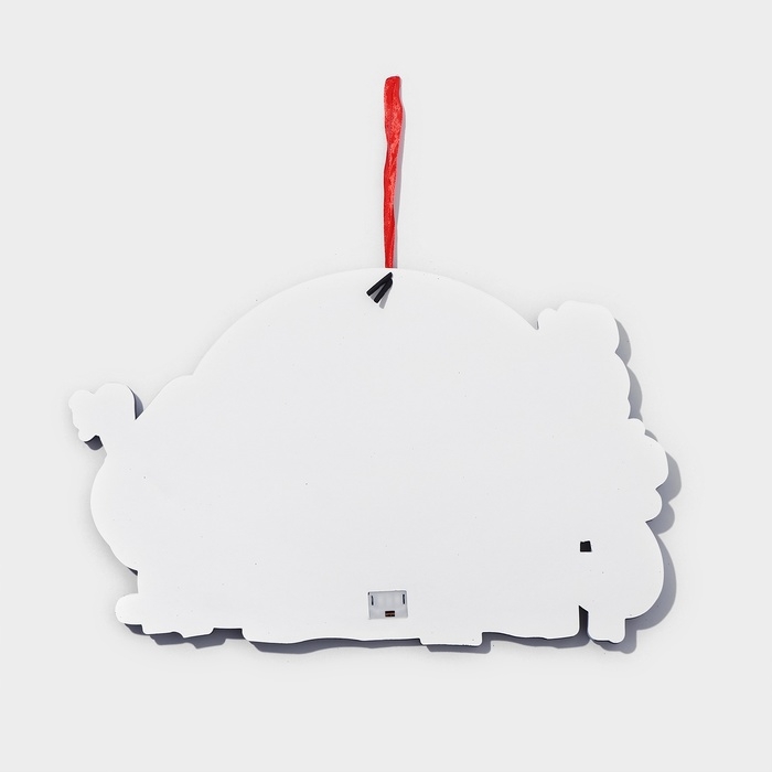 Декоративное светящиеся украшение (подвеска) Декоративное светящиеся украшение (подвеска) "Cчастливого Хэллоуина" 25х20,5 см